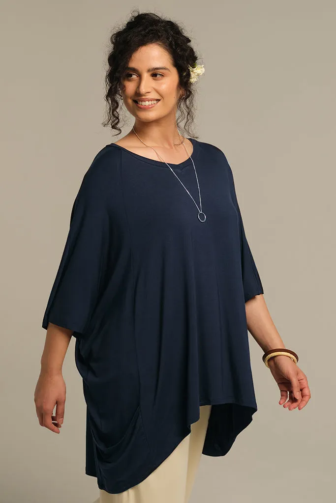 Mara Top - Dark Navy