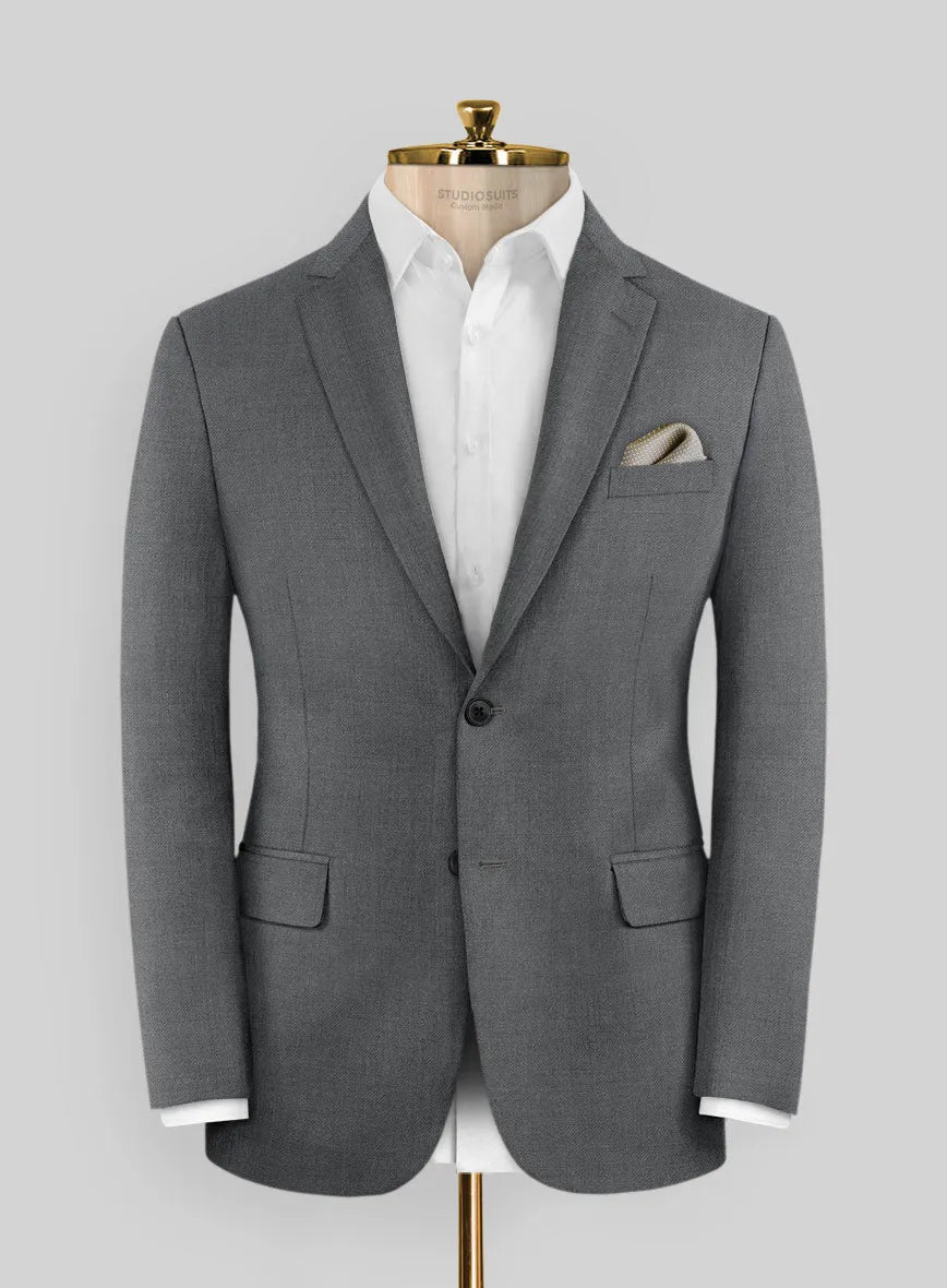 Marco Stretch Steel Gray Wool Suit