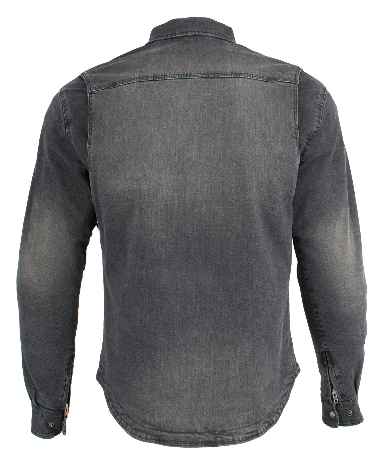 Men's Armored Denim Biker Shirt w/ Aramid® by DuPont™ Fibers