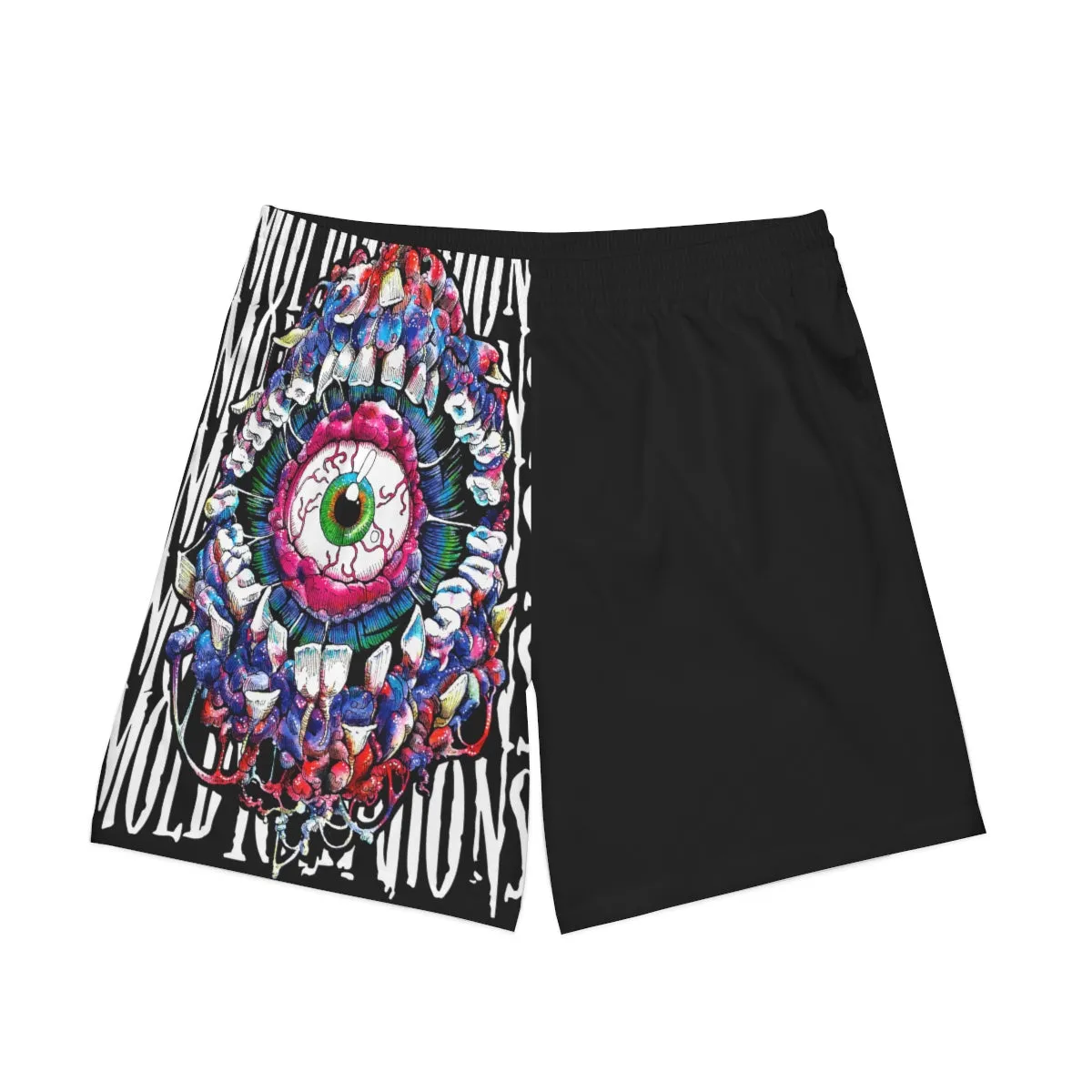 Men's Elastic Beach Shorts (AOP)