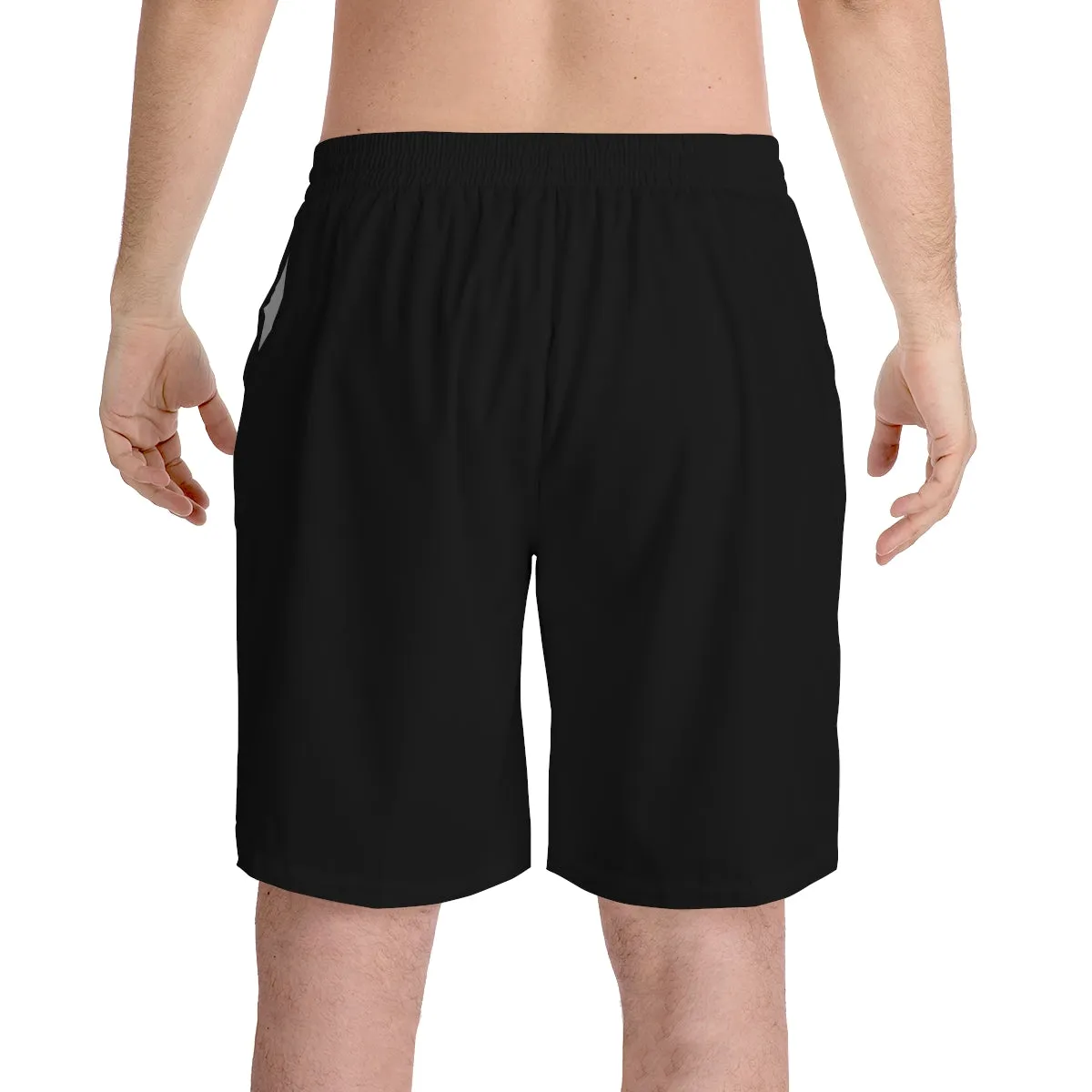 Men's Elastic Beach Shorts (AOP)