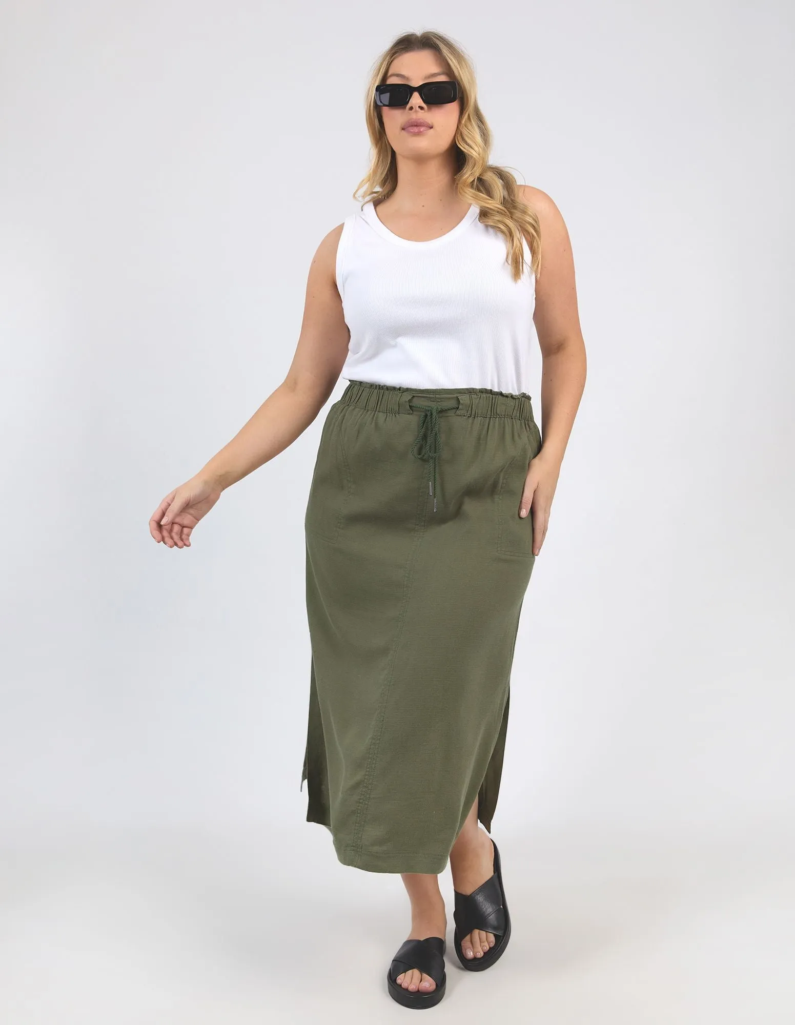 Mila Utility Skirt - Clover