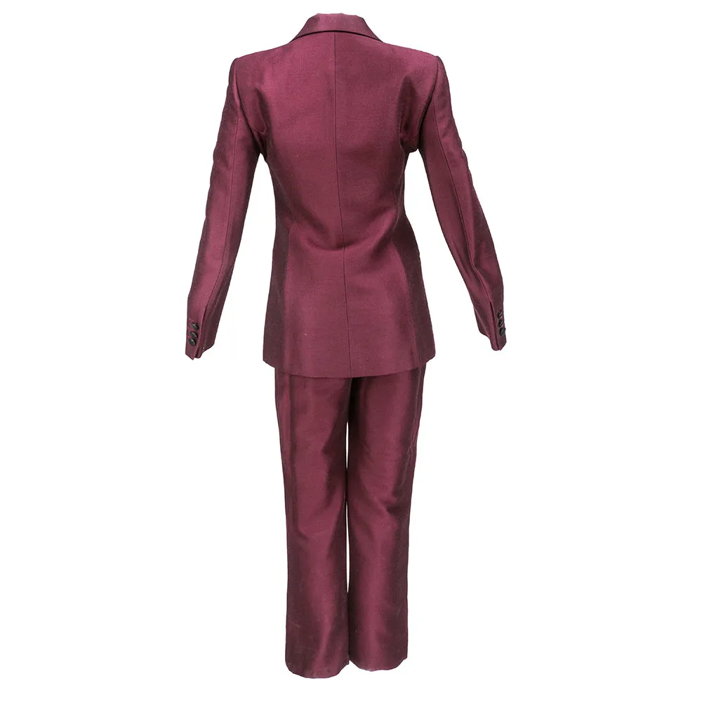 MOSCHINO 90s Burgundy Tuxedo