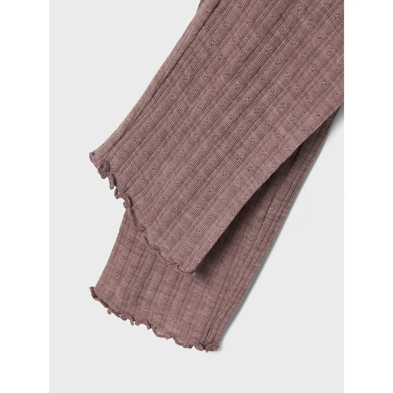 Name It Purple Dove Wossa Wool/Silk Rib Legging