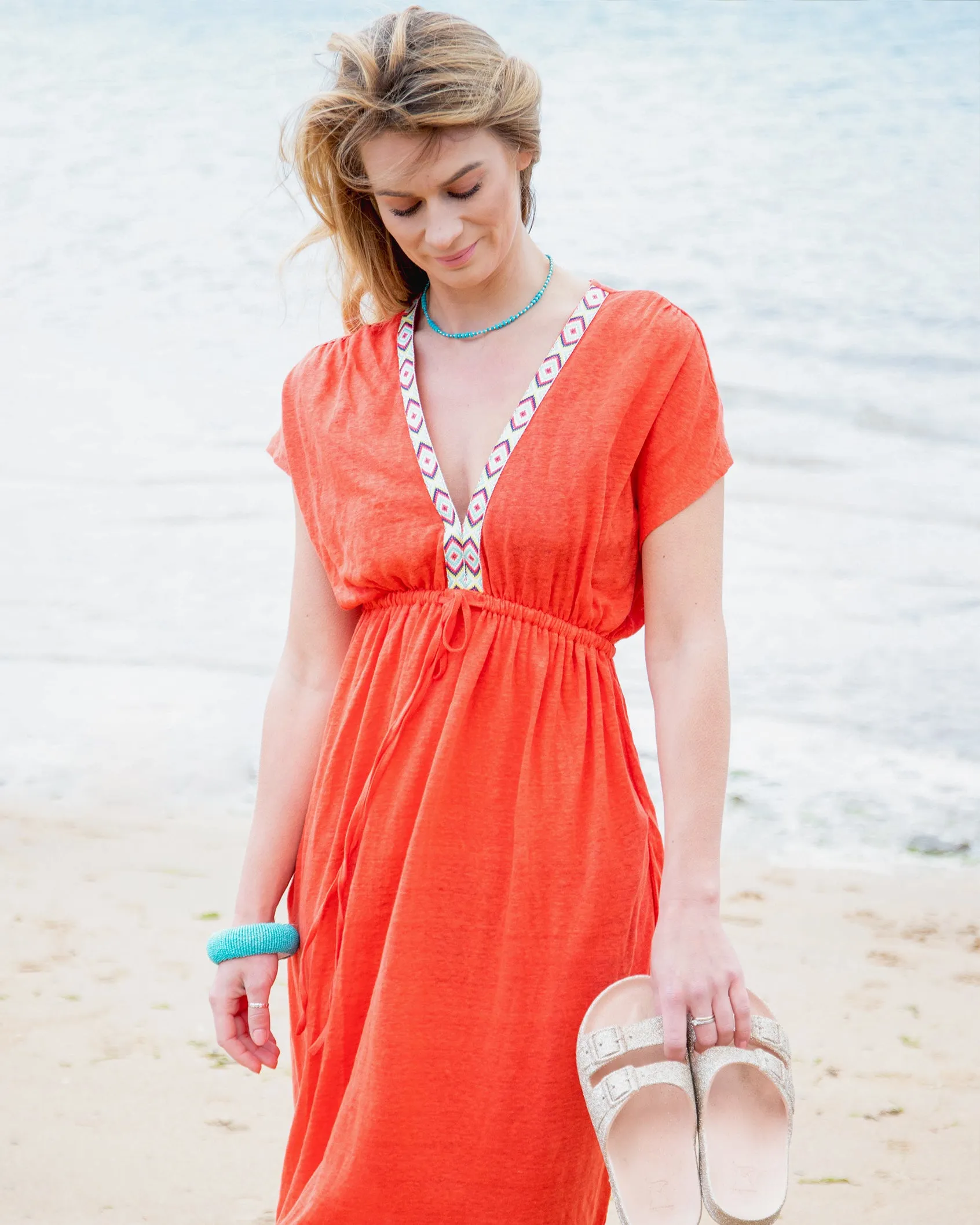 Nooki Clementine Lucia Linen Dress