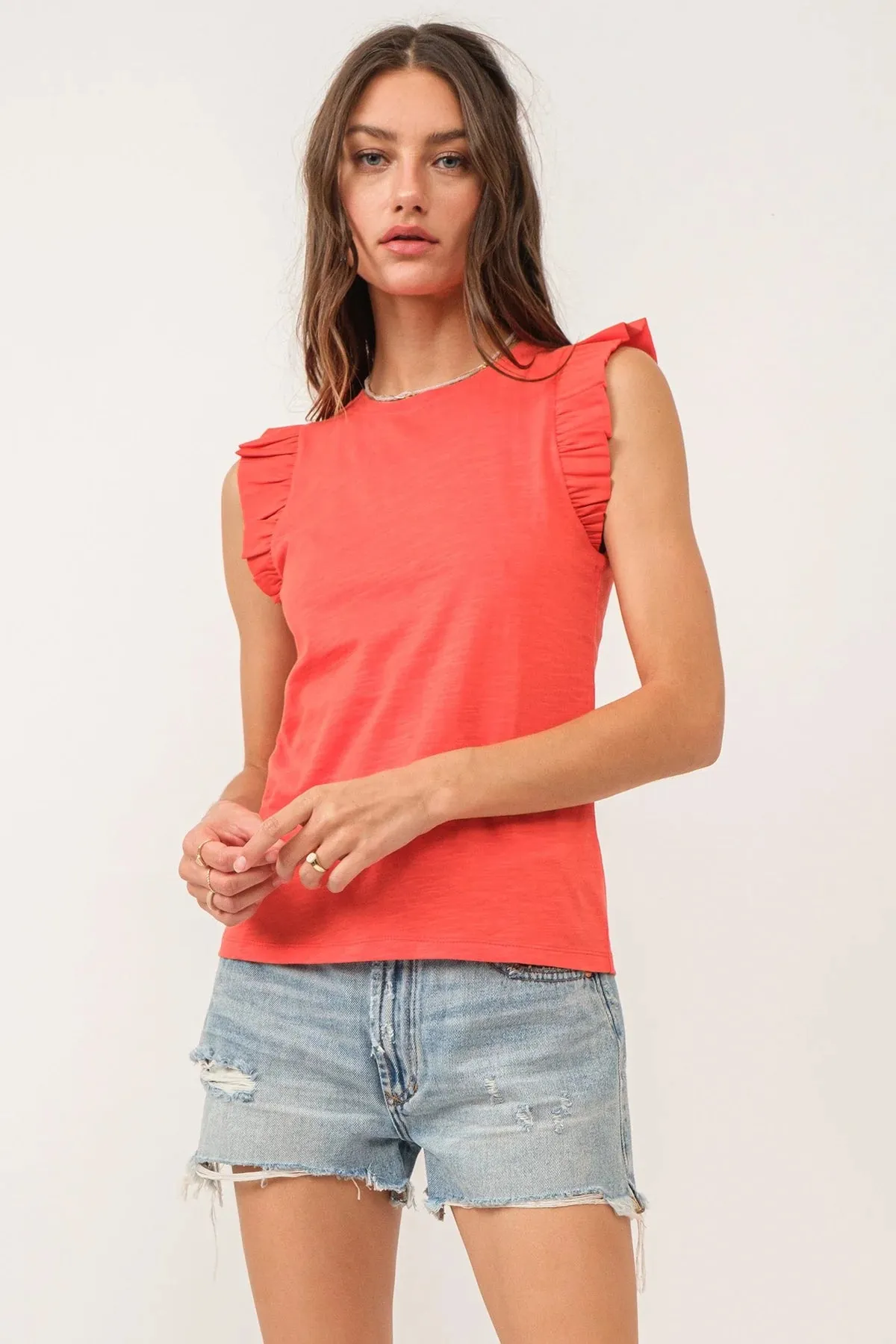 North Ruffle Tee