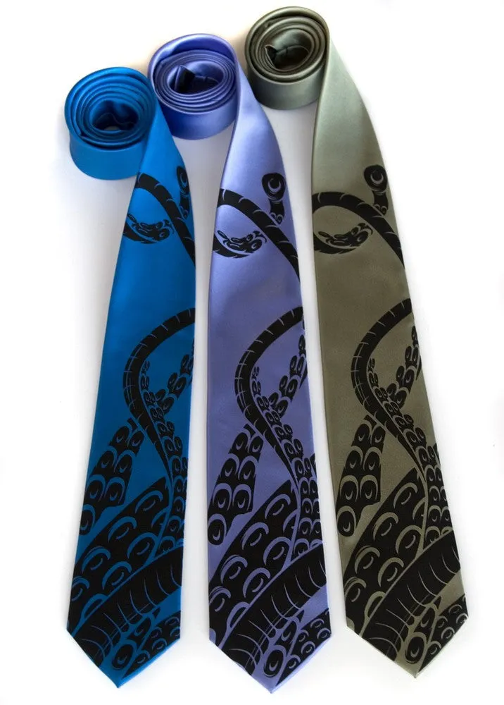 Octopus Tentacles Necktie, Sucker Cthulhu Tie