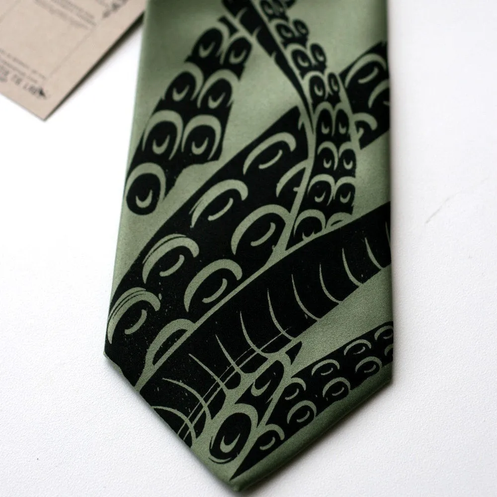 Octopus Tentacles Necktie, Sucker Cthulhu Tie