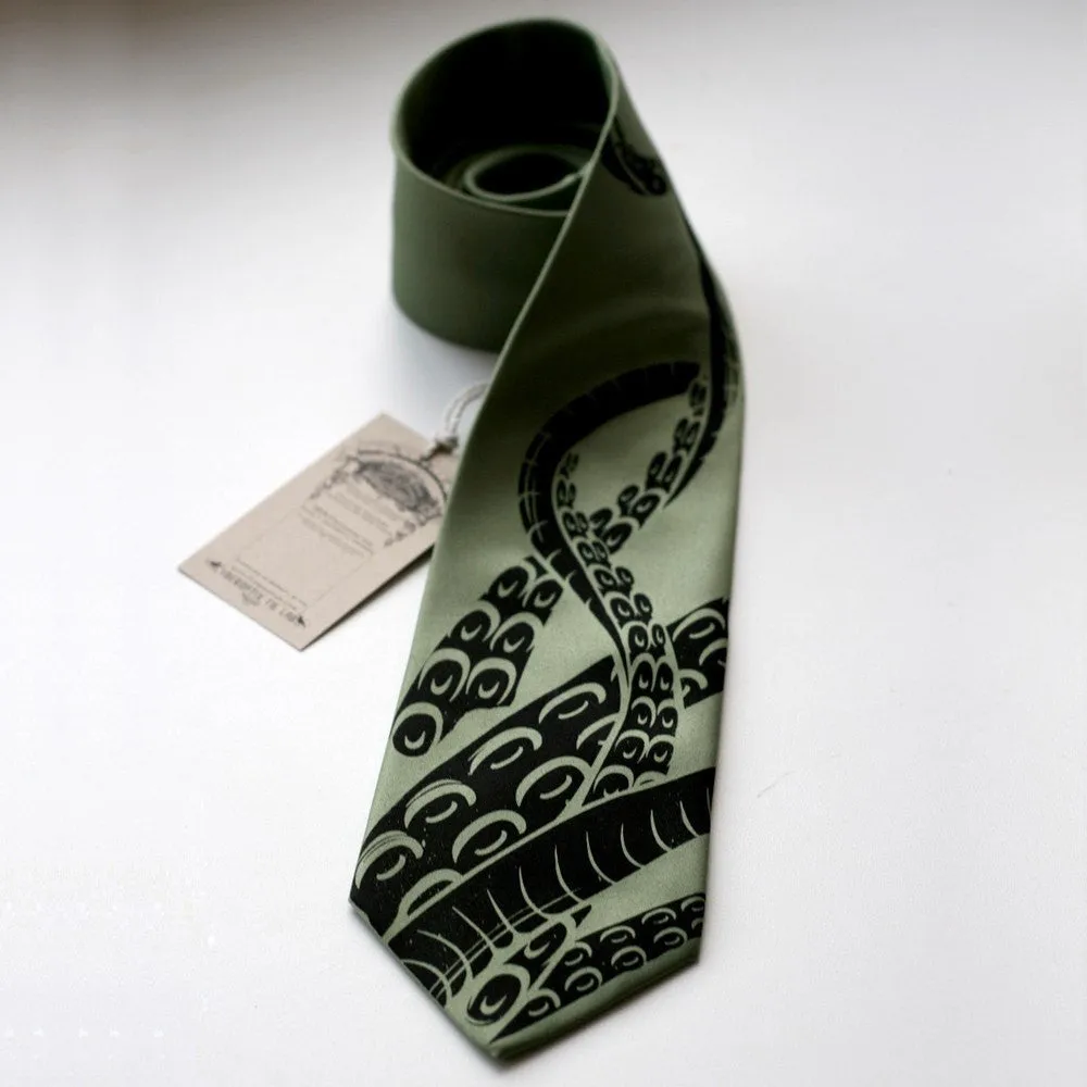 Octopus Tentacles Necktie, Sucker Cthulhu Tie