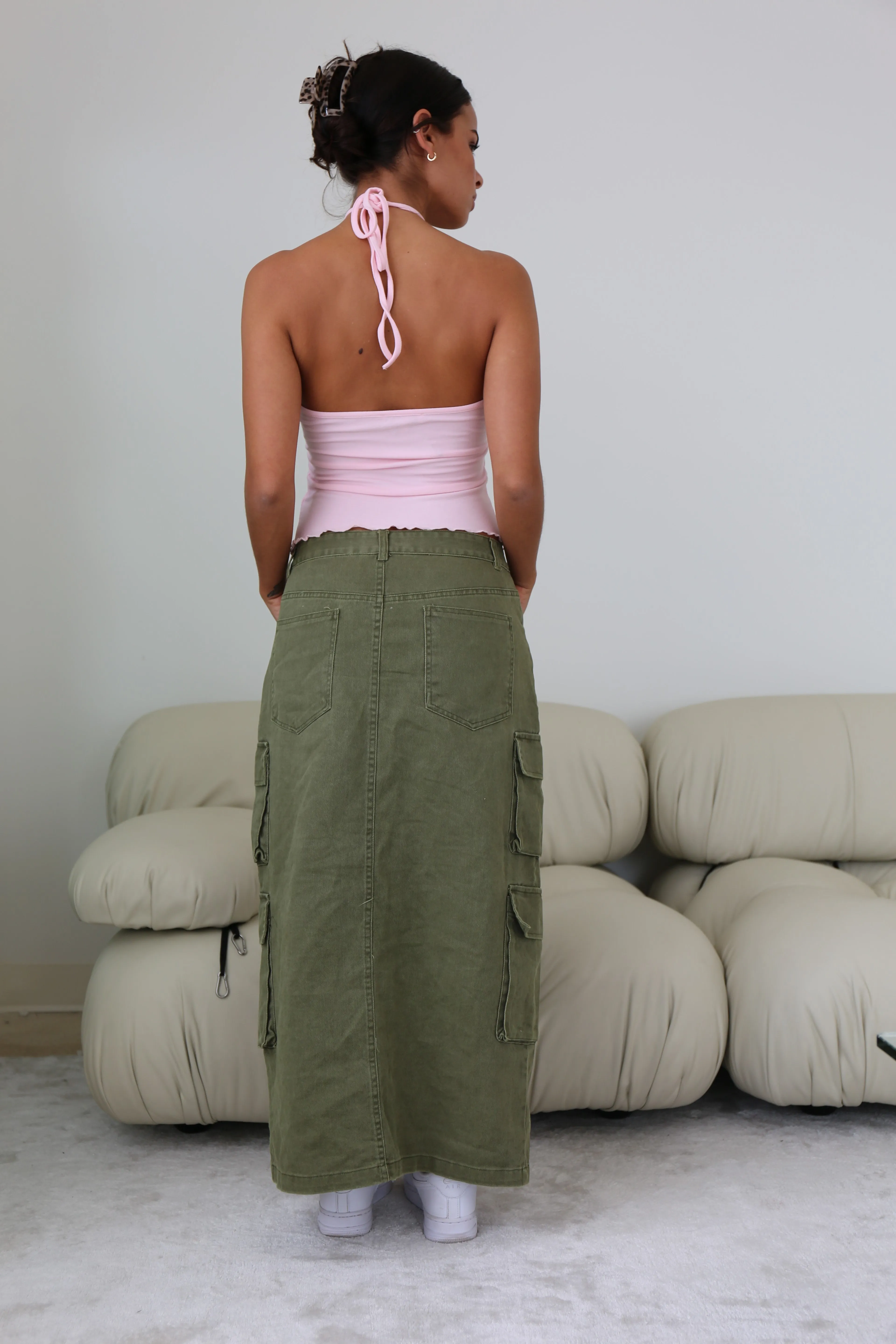 Olivia Cargo Maxi Skirt