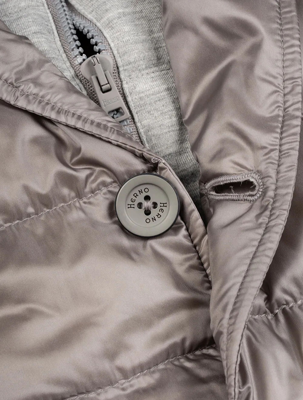 Padded Insert Jacket Grey