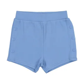 Periwinkle Jersey Drawstring Shorts