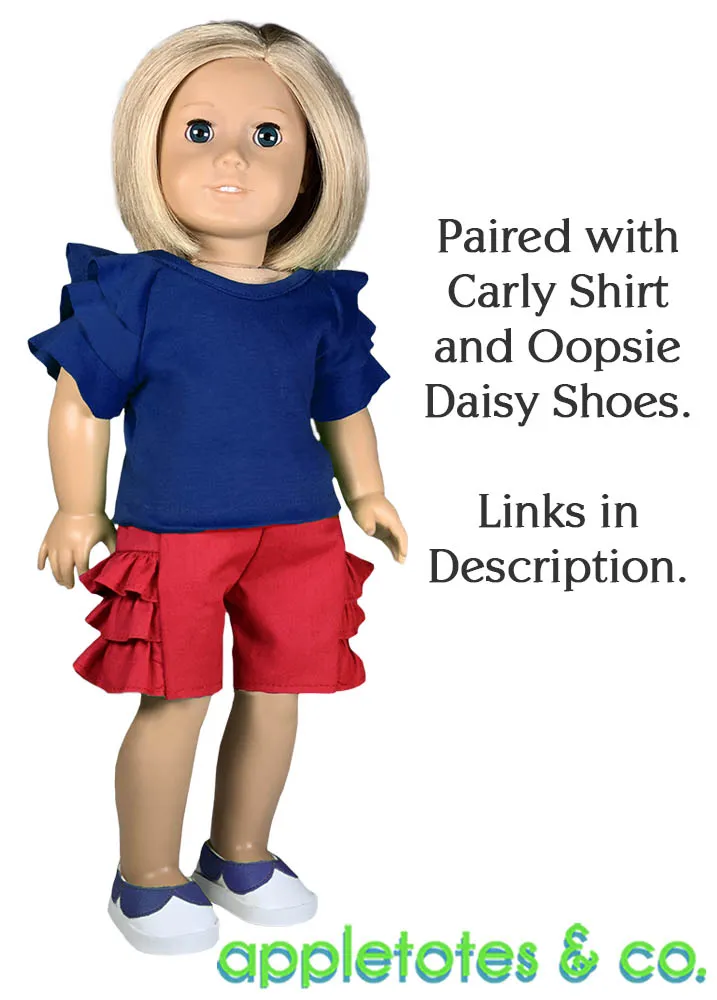 Phoebe Shorts 18 Inch Doll Sewing Pattern