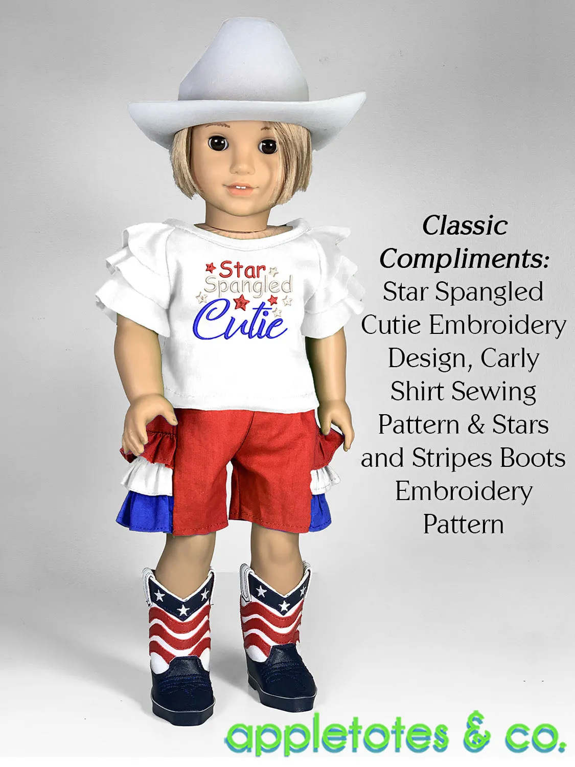 Phoebe Shorts 18 Inch Doll Sewing Pattern