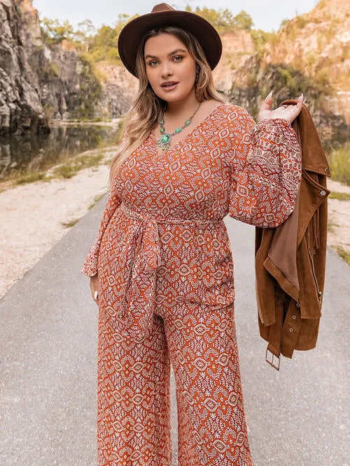 Plus Size Boho Summer Jumpsuit