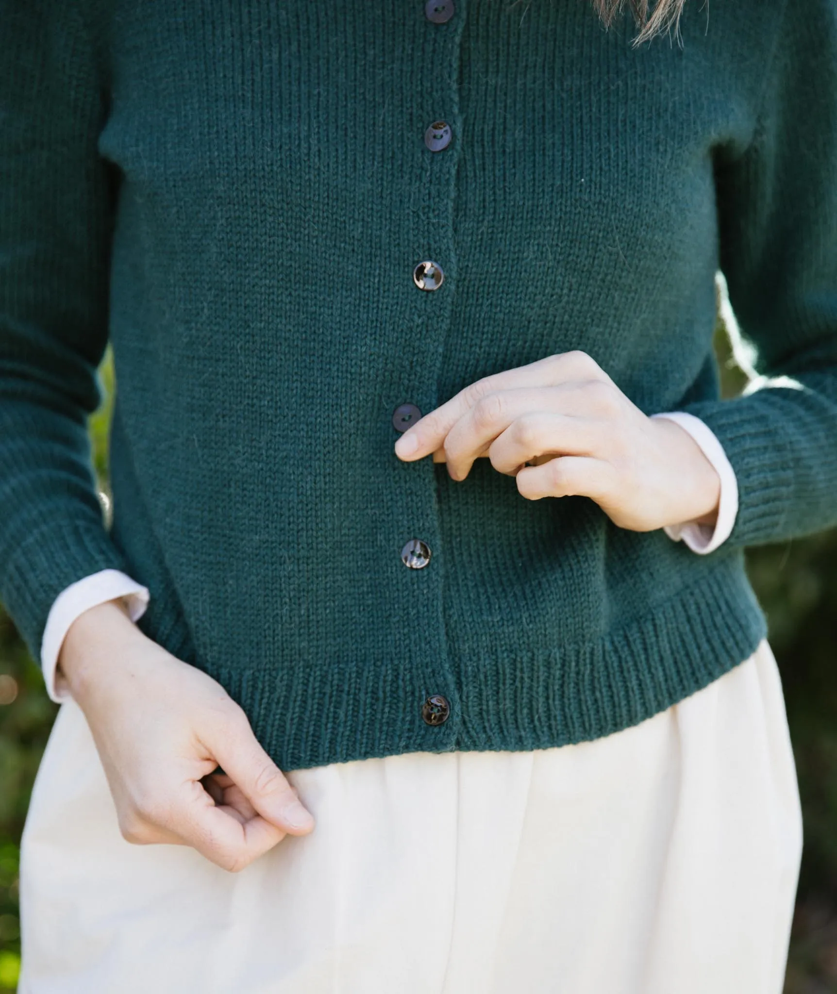 Quintessential Cardigan Using Rowan Alpaca Soft DK