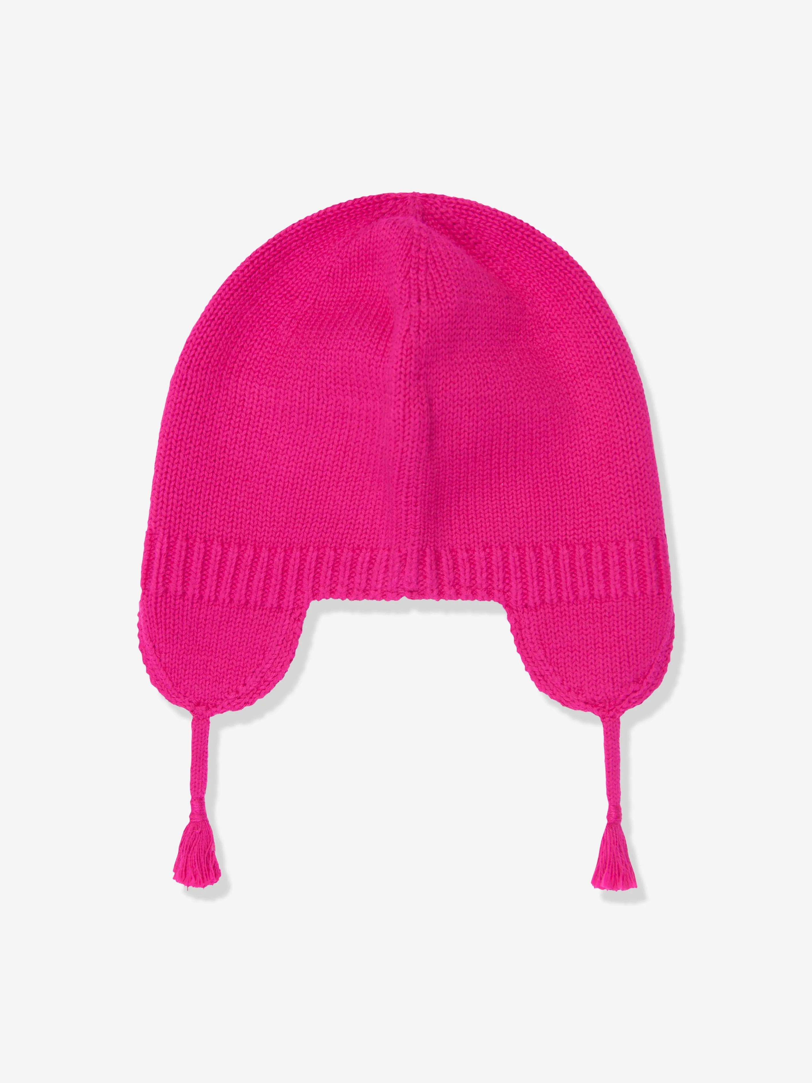 Ralph Lauren Baby Girls Ear Flap Hat in Pink