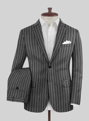 Retro Reel Black Stripe Suit