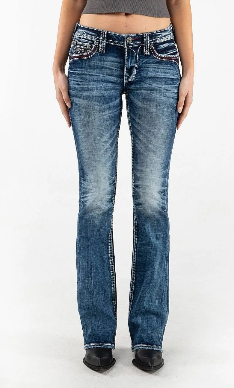 Rock Revival Peacoat Bootcut Jeans