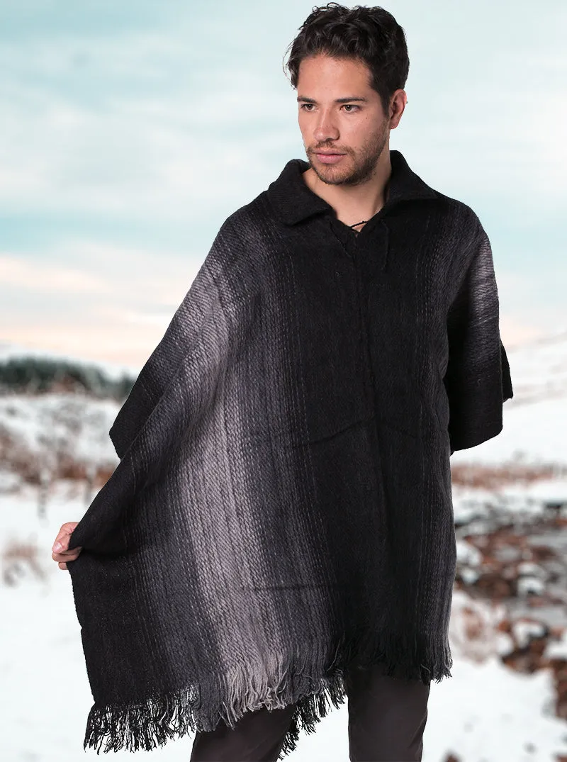 Rustic Mens Poncho