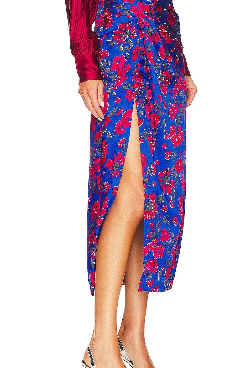 SABINA MUSAYEV LUELLA SKIRT- BLUE PRINT