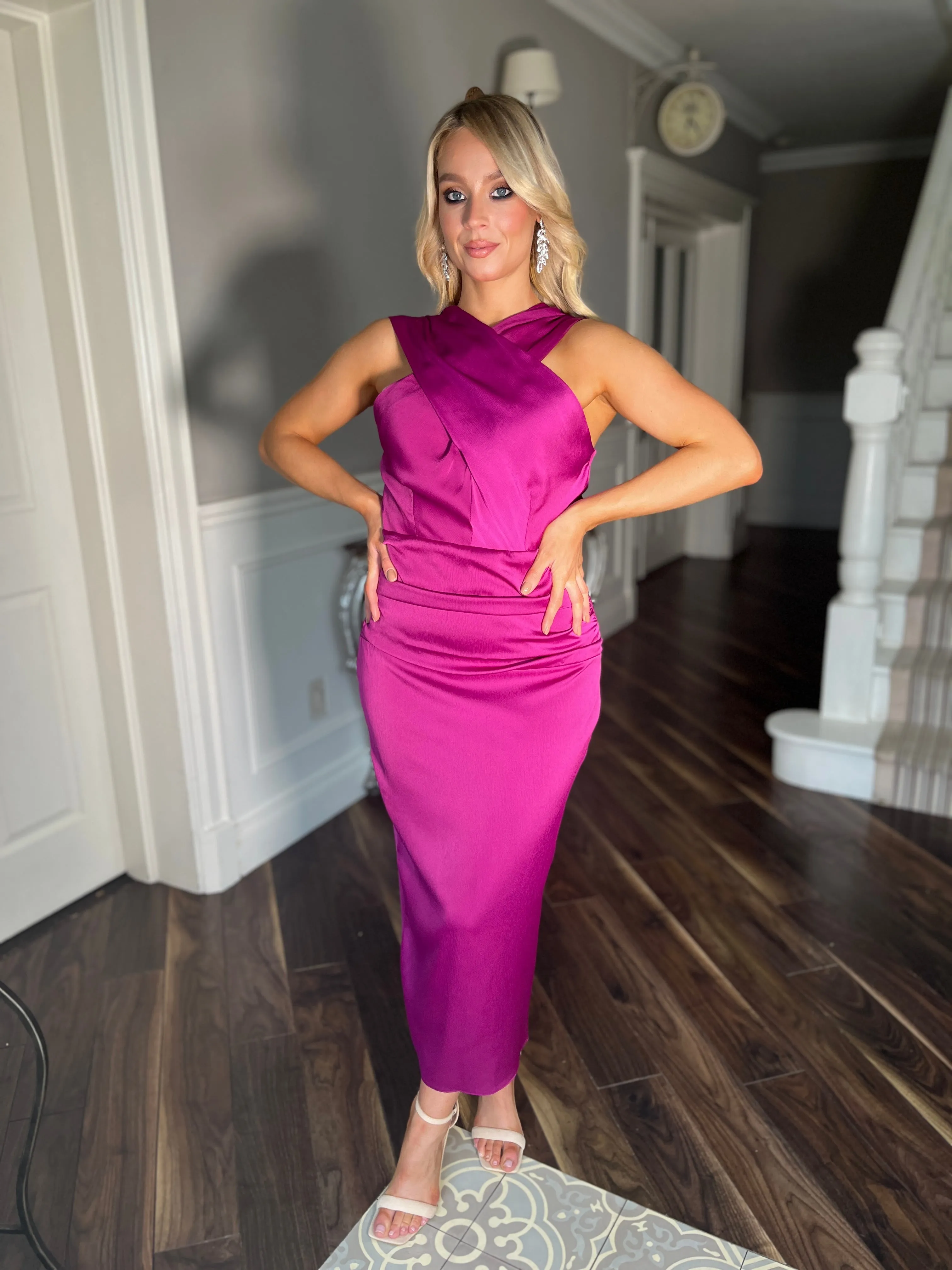 Sarah Jane Magenta Dress