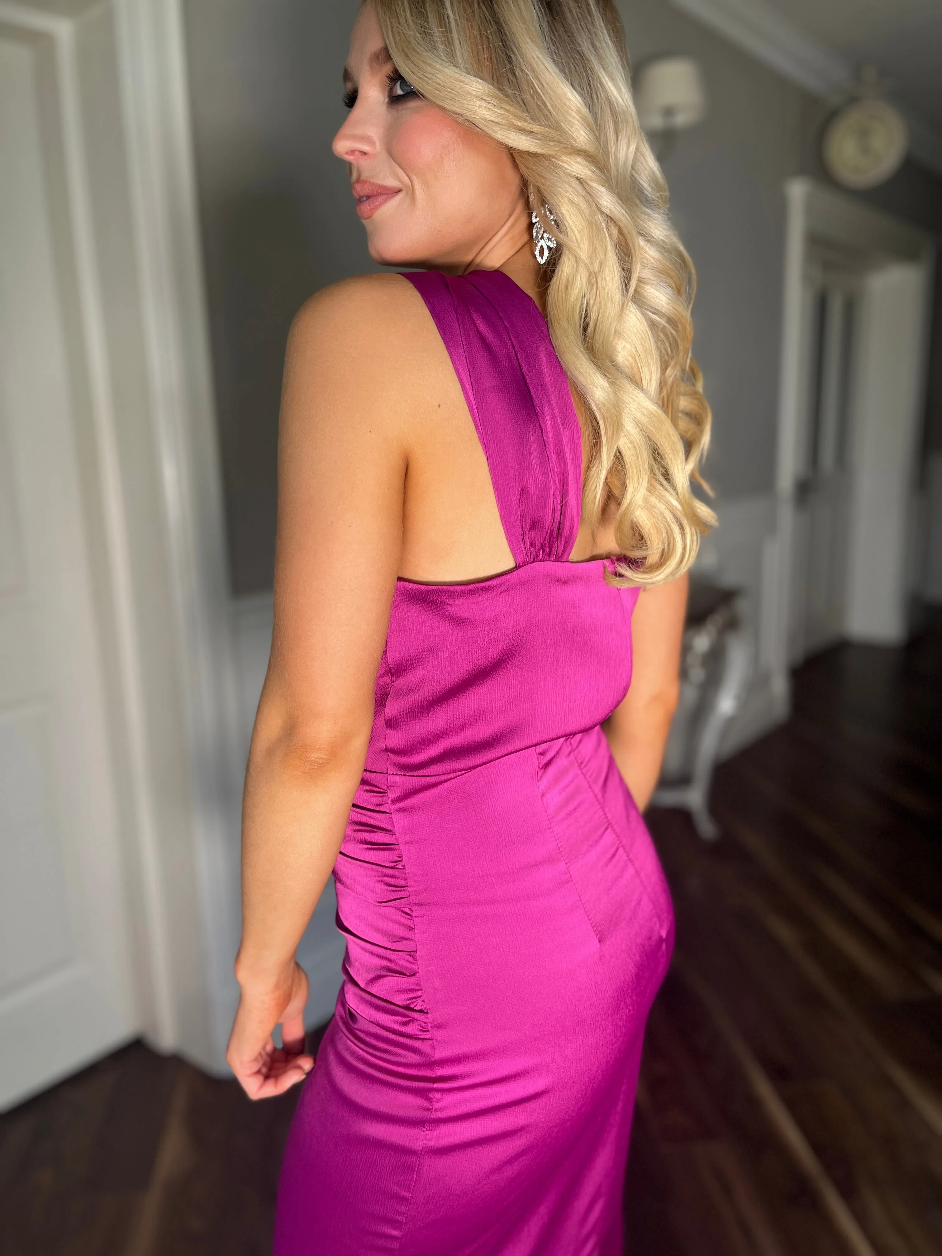 Sarah Jane Magenta Dress