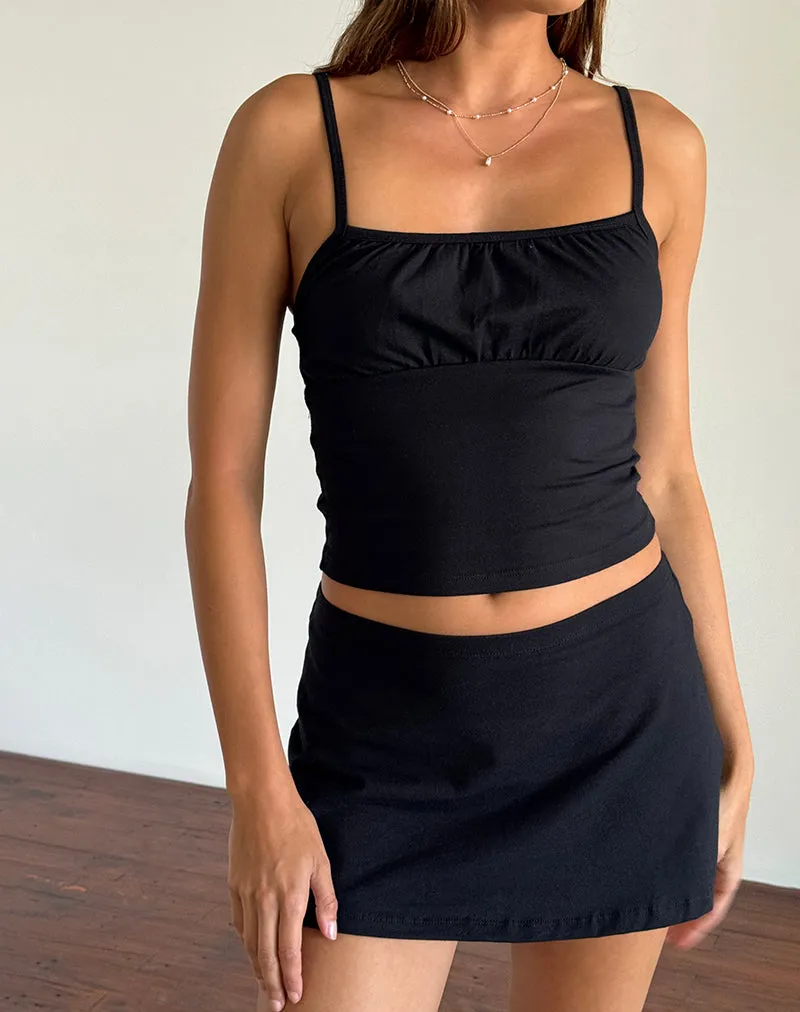 Sasya Cami Top in Black