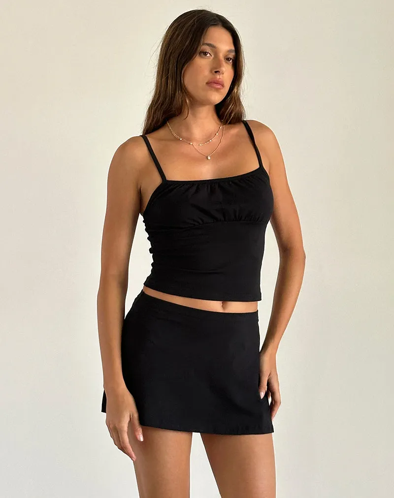 Sasya Cami Top in Black