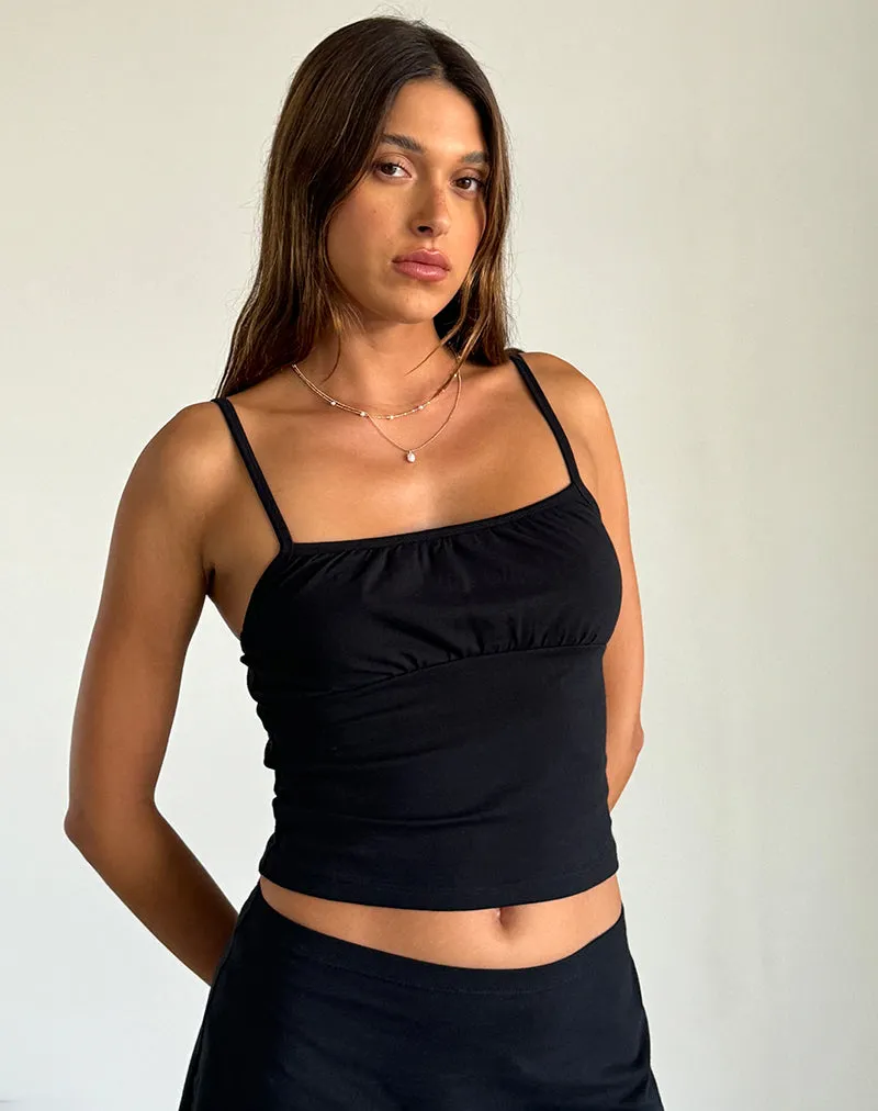 Sasya Cami Top in Black