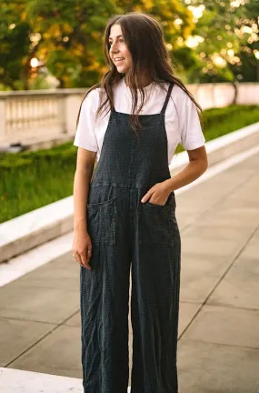 Scottie Mineral Washed Cotton Jumpsuit - FINAL FEW