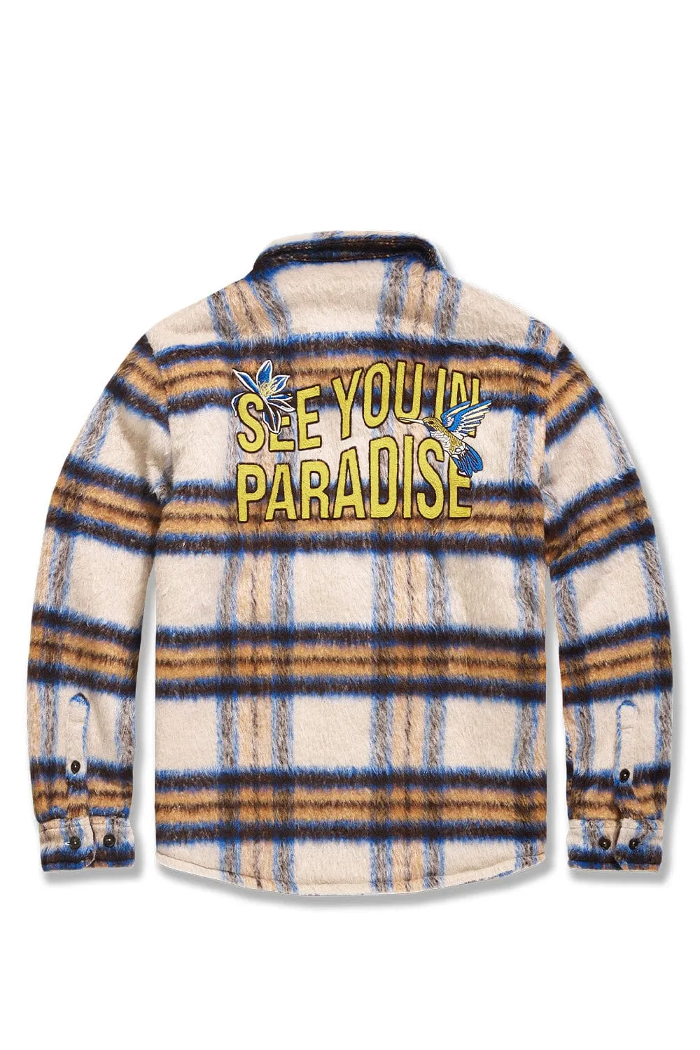 See You In Paradise Flannel Shacket (Meadow)