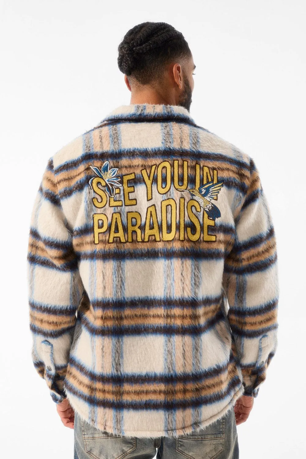 See You In Paradise Flannel Shacket (Meadow)