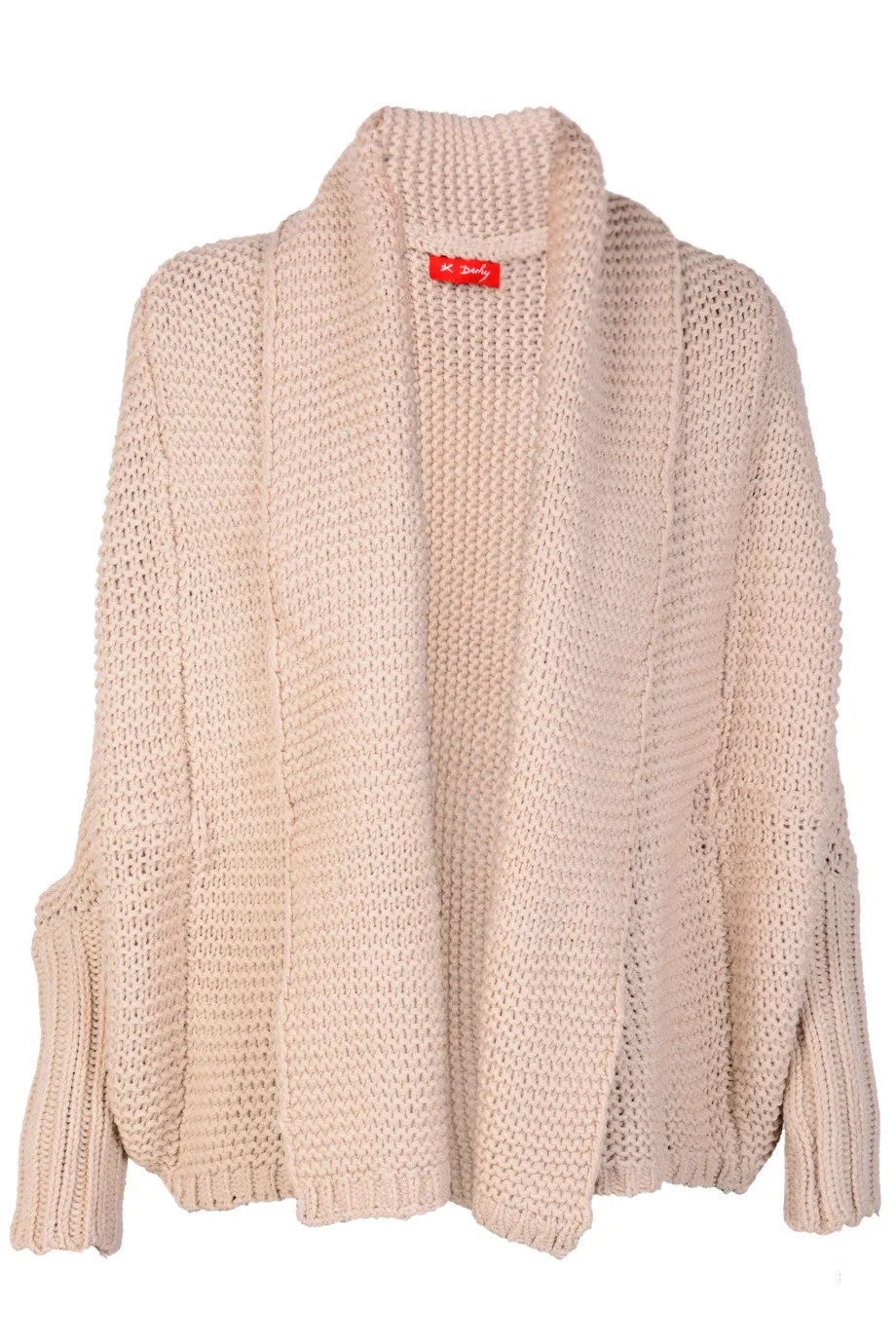 SHANTI Beige Wool Cardigan