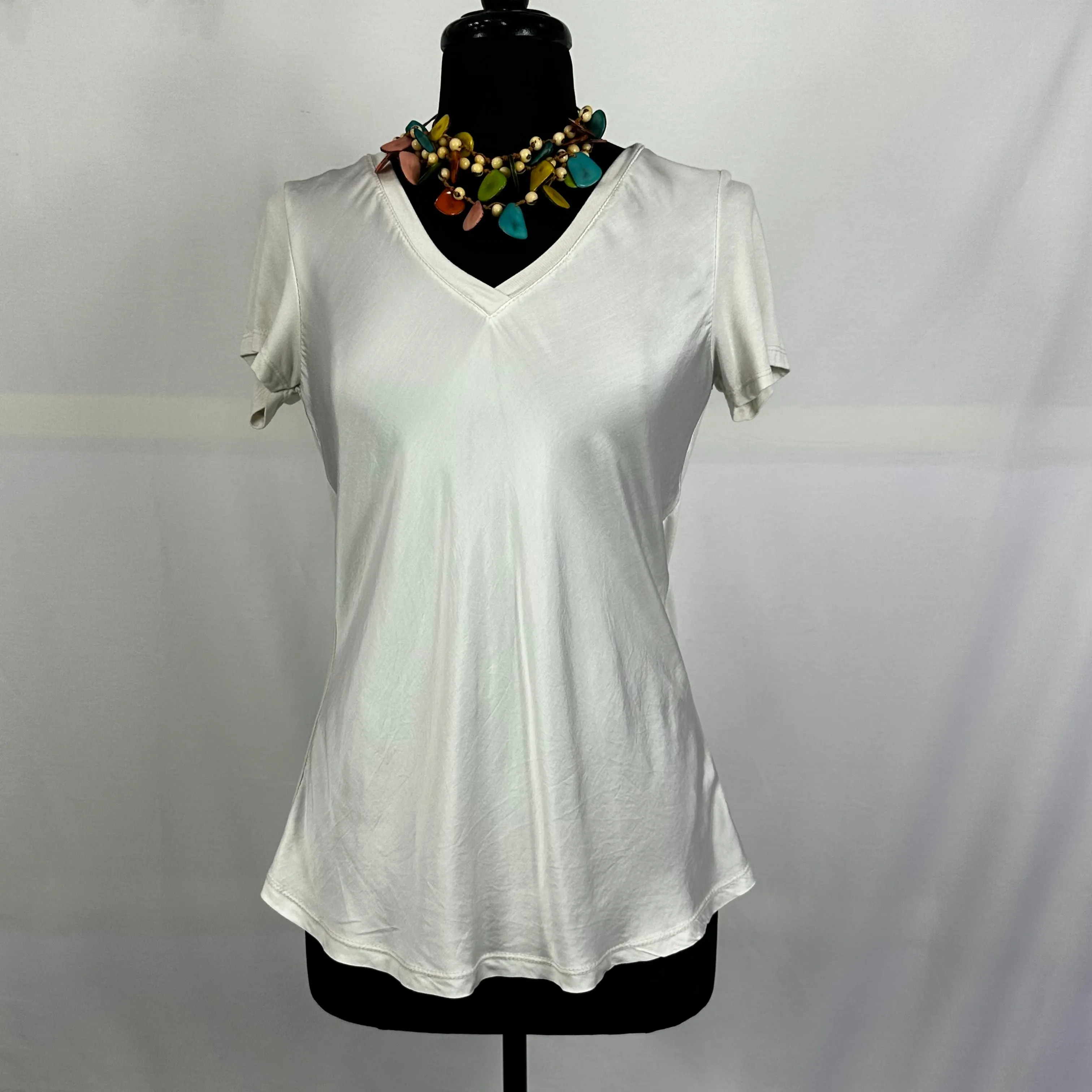 Silk V-Neck Top