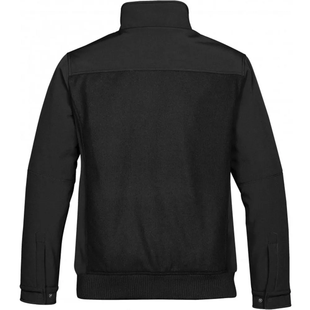 Stormtech Men's Black/Black Barrier Wool Bonded Club Jacket