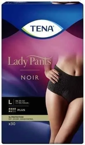 TENA Lady Pants Plus Noir L x 30 pieces