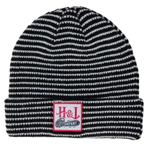 The Steamer - Black & White Beanie