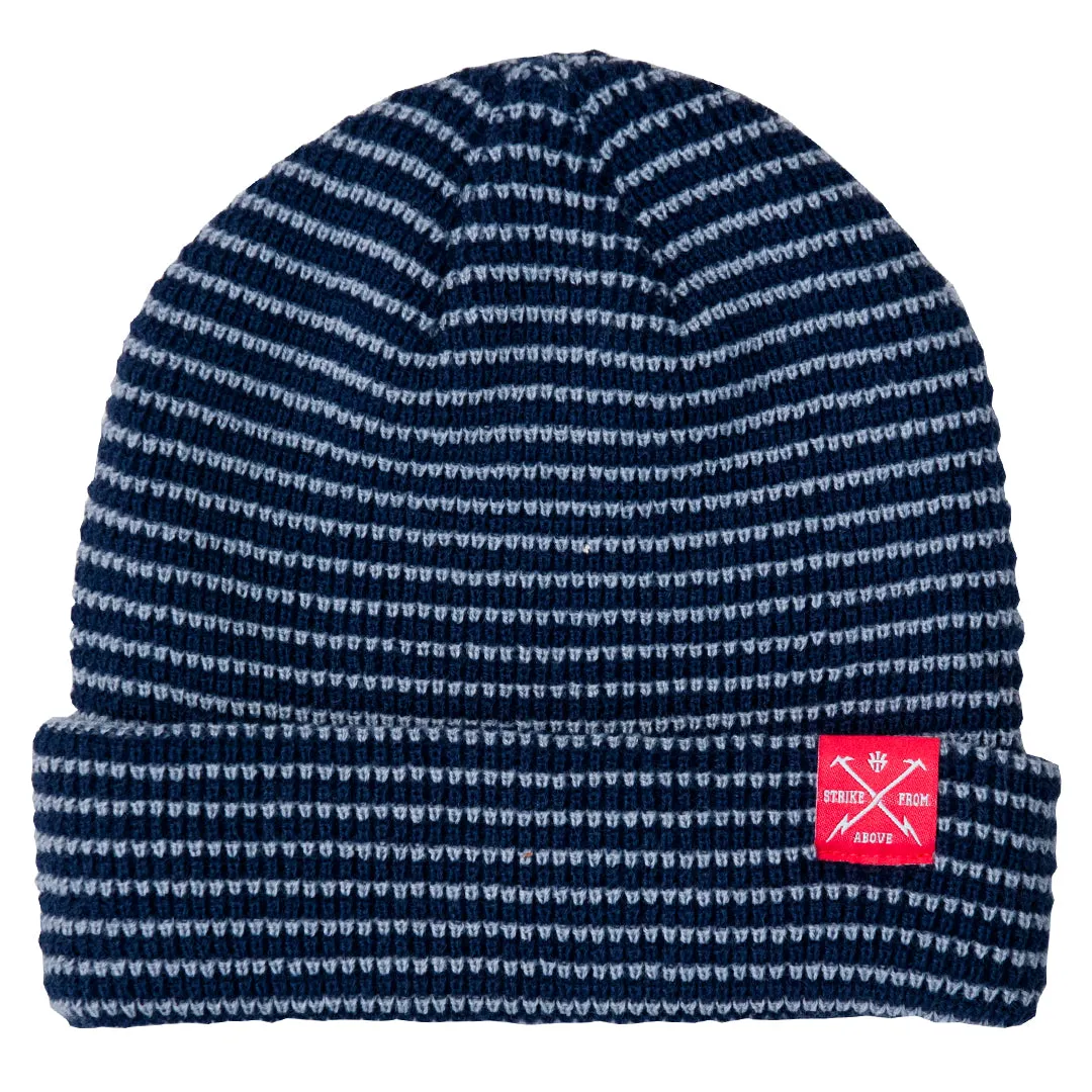 The Steamer - Blue & Gray Beanie