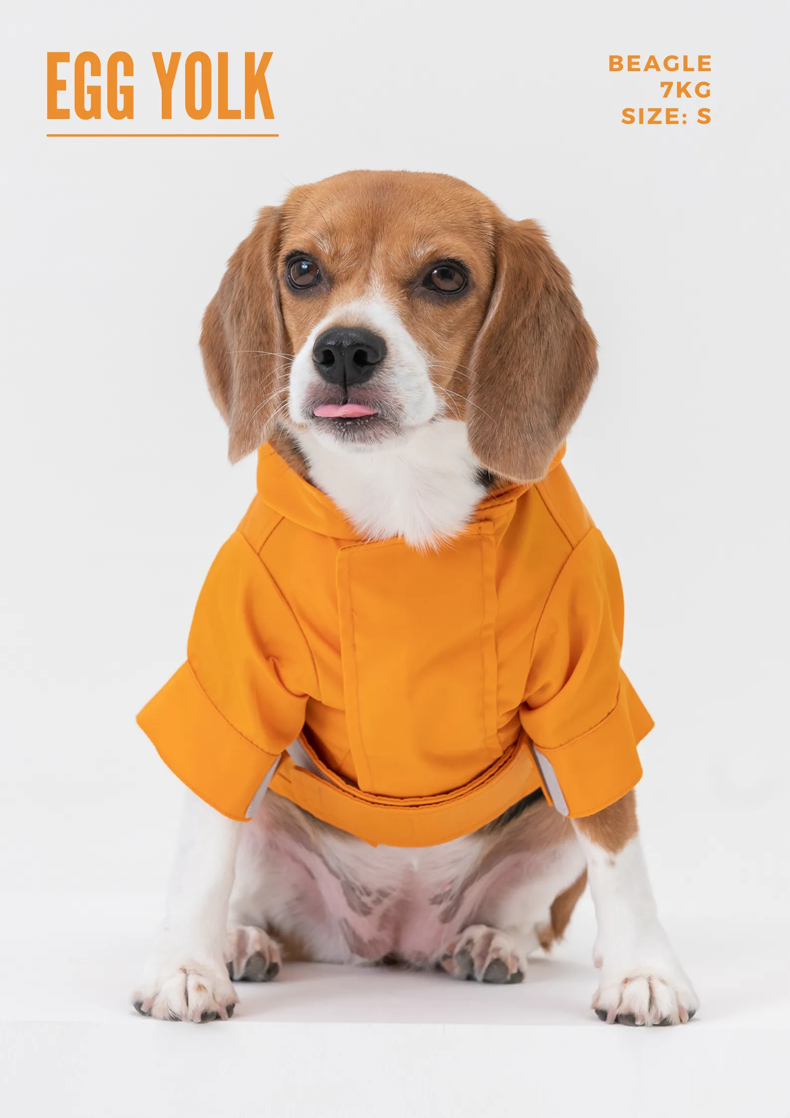 Tribeca adjustable velcro raincoat - Egg Yolk