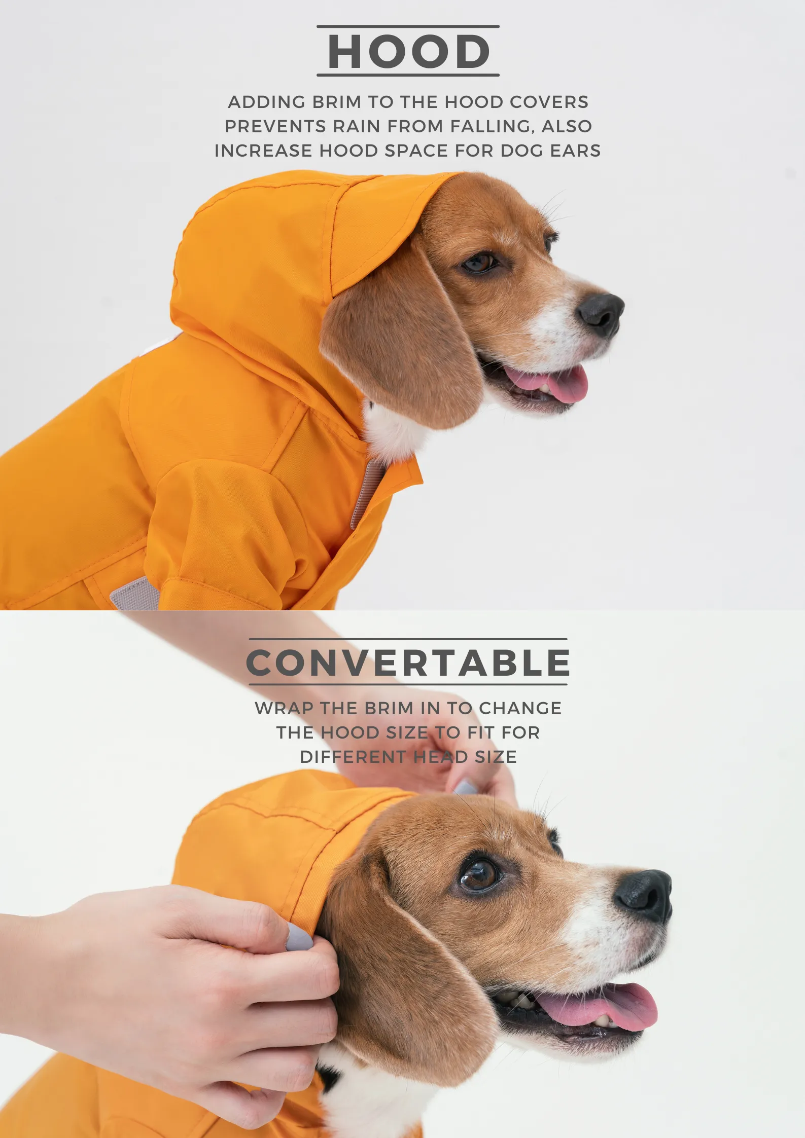 Tribeca adjustable velcro raincoat - Egg Yolk