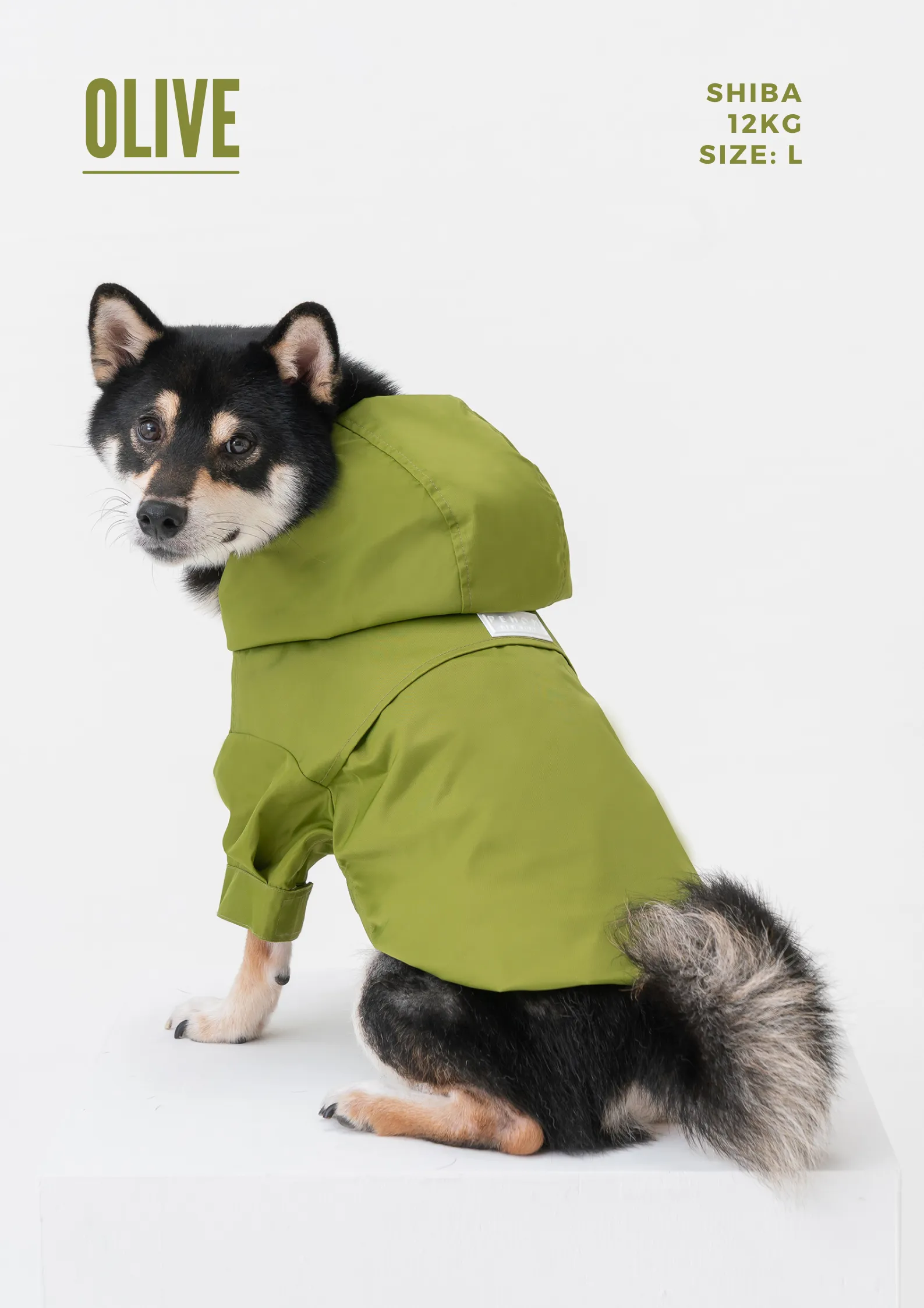 Tribeca adjustable velcro raincoat - Egg Yolk