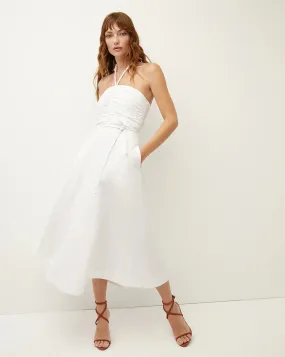 Tucker Dress - White