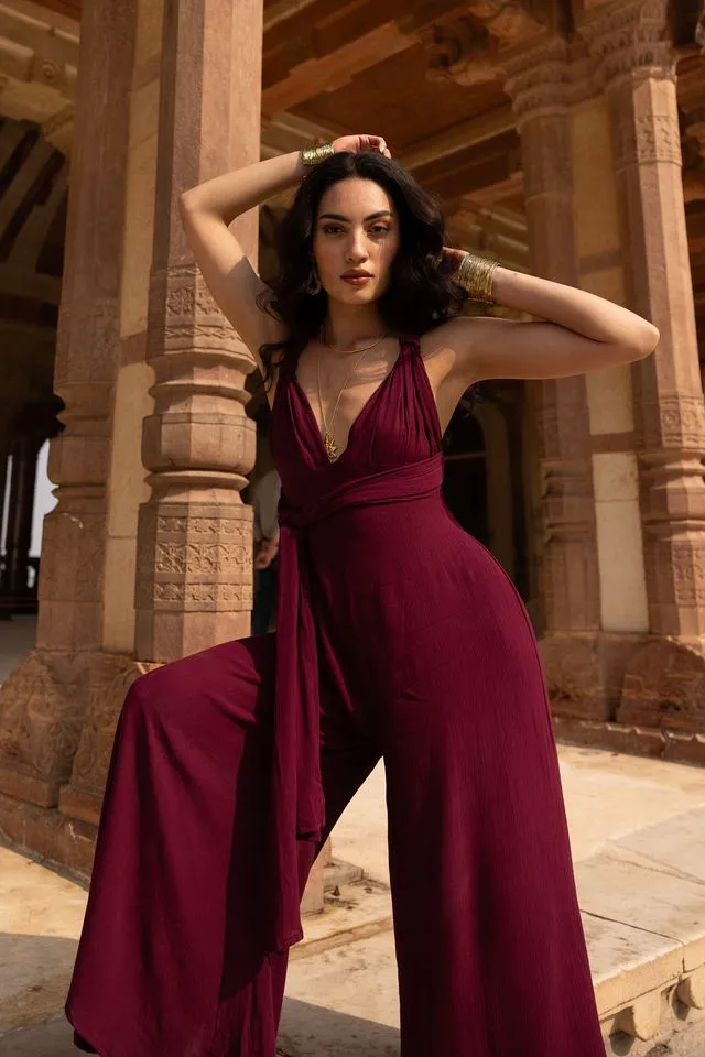 Uma Jumpsuit - Purple