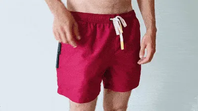 Very Cherry - Waterproof Pocket Swim Shorts