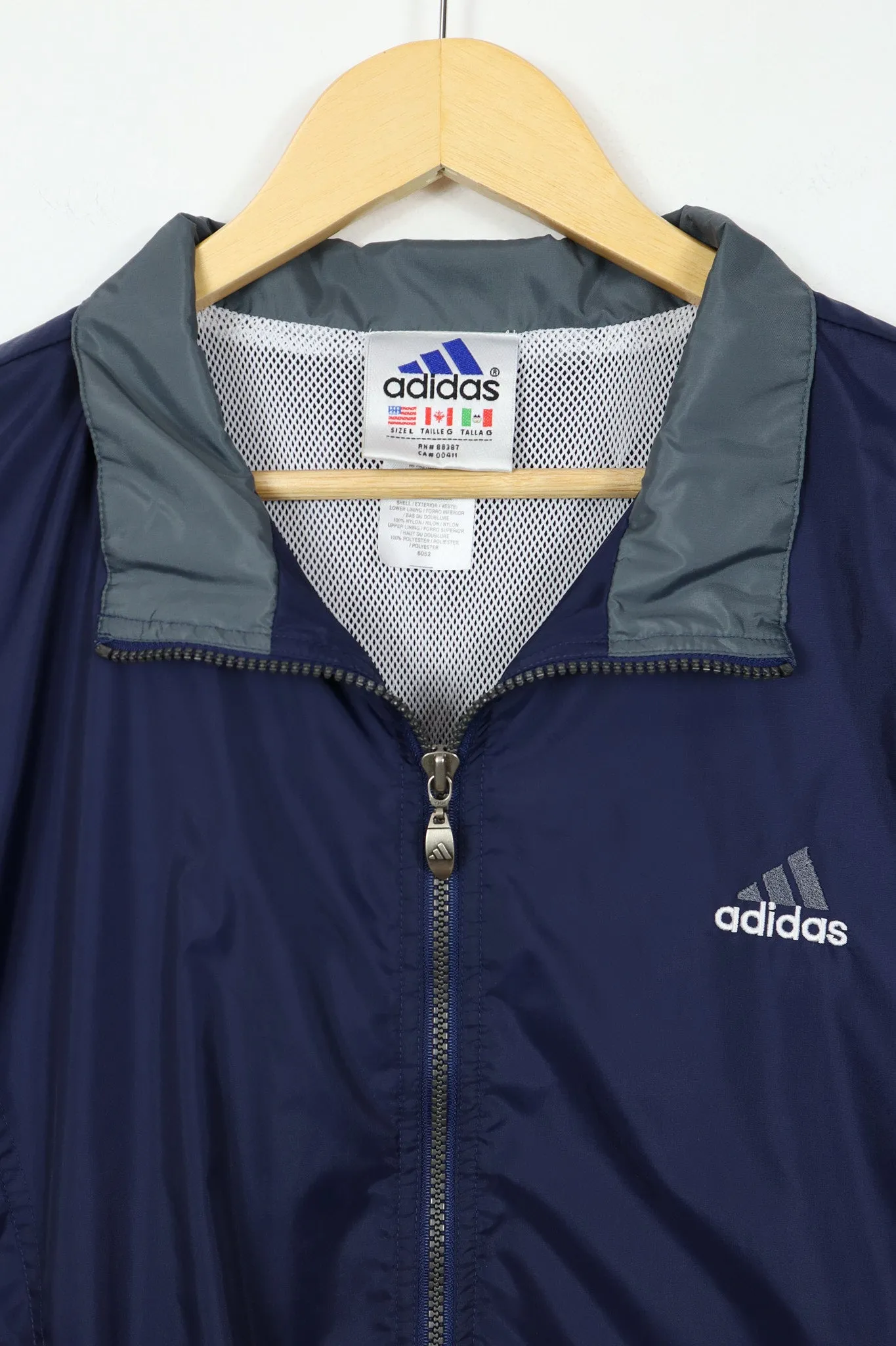 Vintage Adidas Navy Full Zip Jacket