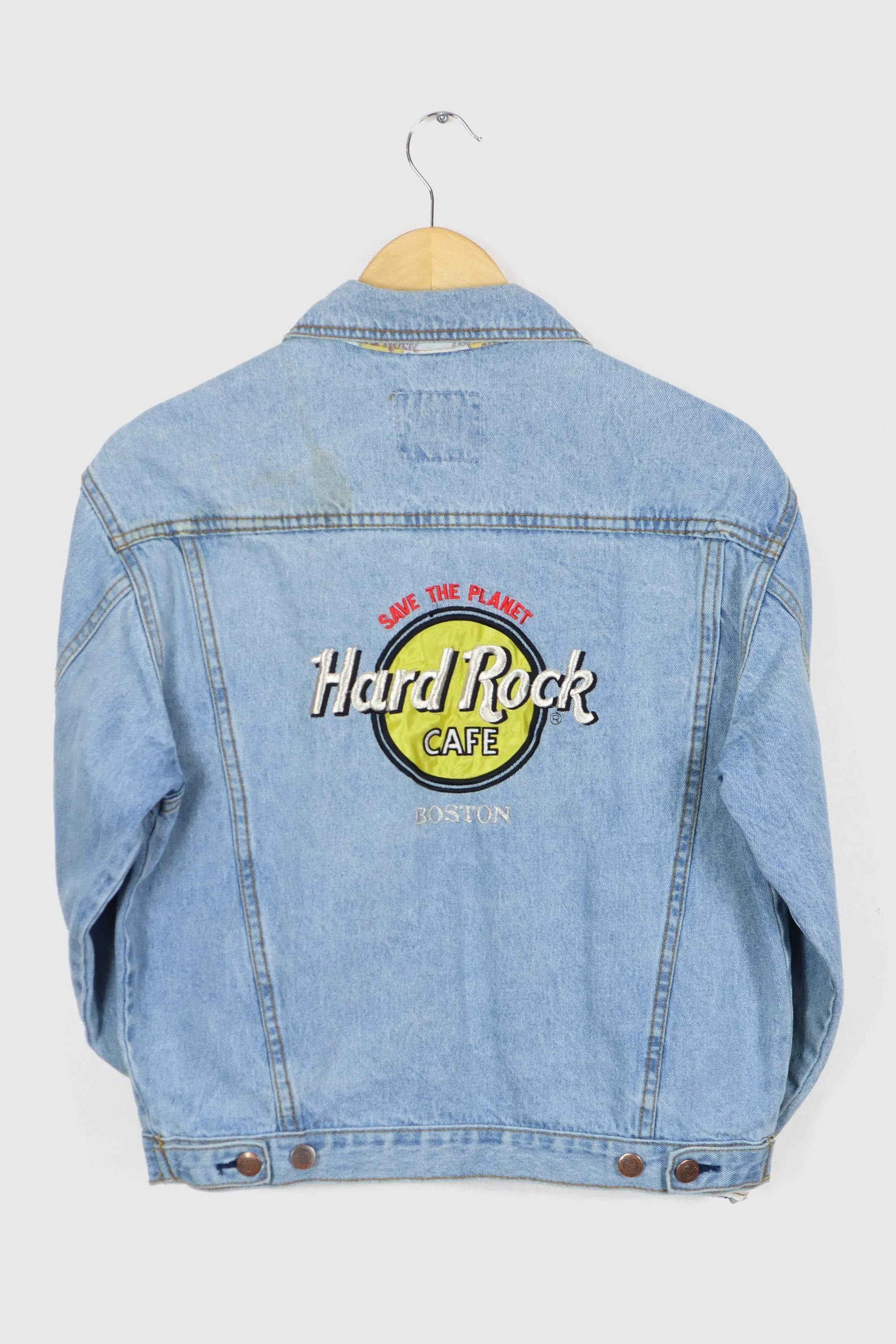 Vintage Hard Rock Boston Denim Jacket