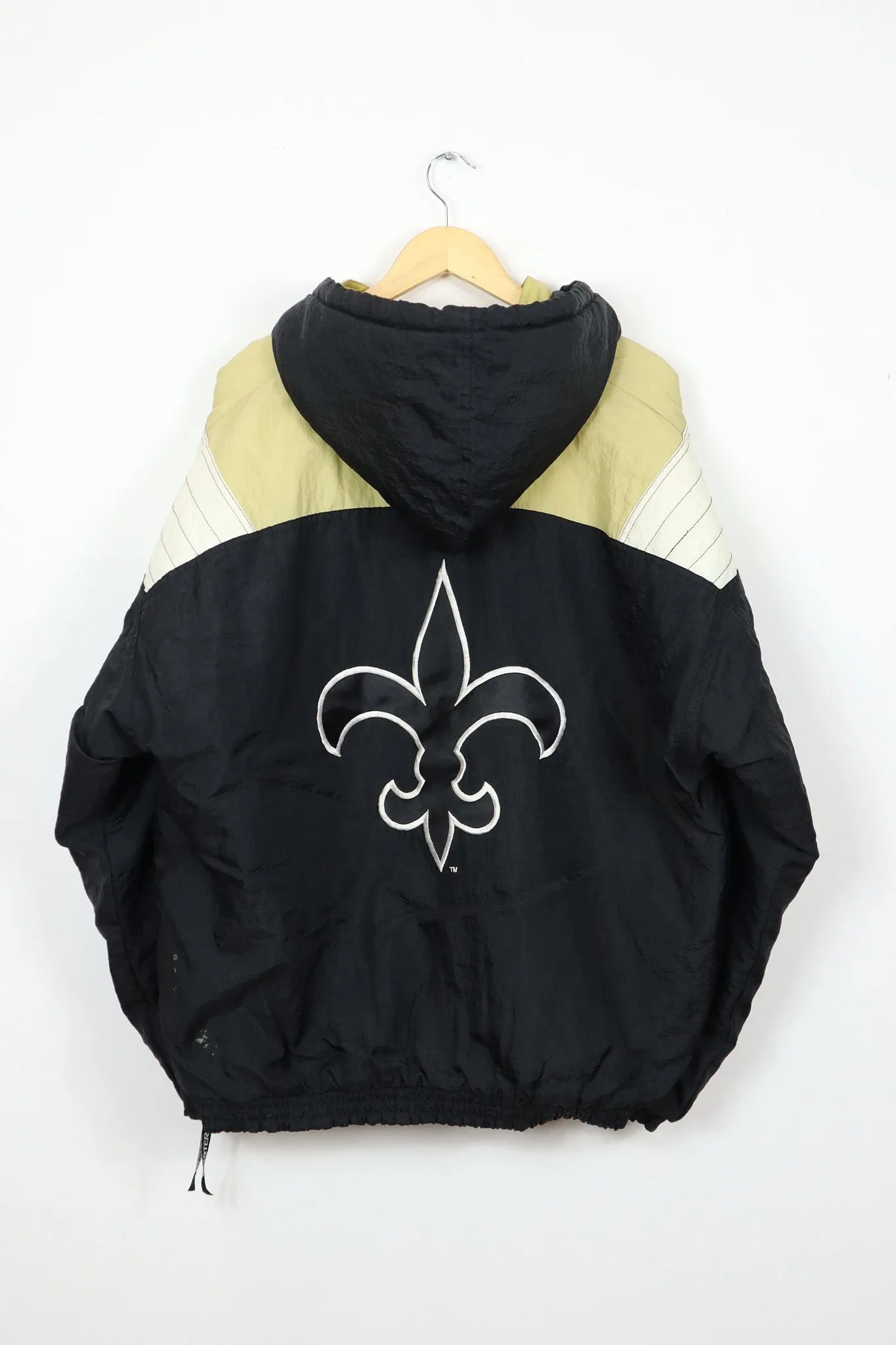 Vintage New Orleans Saints Pullover Hooded Jacket