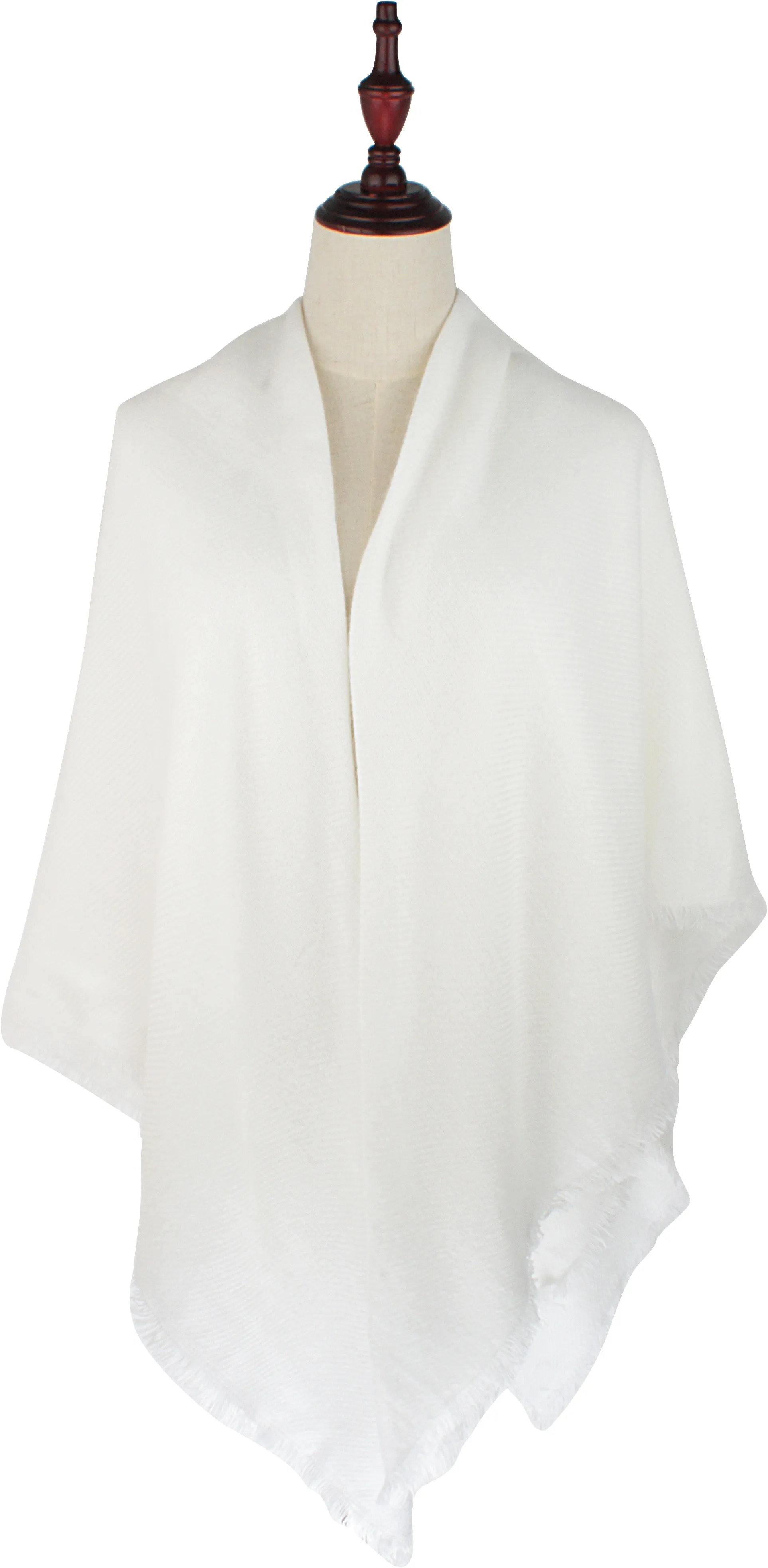 VIVIAN & VINCENT Soft Classic Luxurious Blanket Solid Color Square Scarf Wrap