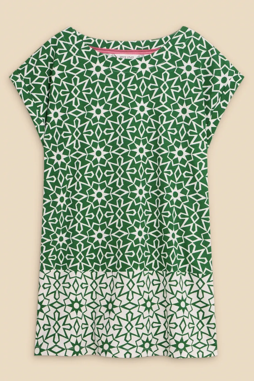 White Stuff Carrie Tunic - Green Print